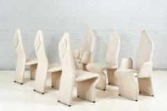 Roger Rougier Set of 6 Post Modern Dining Chairs 1980 - 2974649