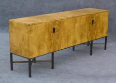 Roger Sprunger Expertly Restored Roger Sprunger Dunbar Model 7111 Maple Burl Cabinet Sideboard - 3442409