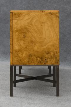 Roger Sprunger Expertly Restored Roger Sprunger Dunbar Model 7111 Maple Burl Cabinet Sideboard - 3442522
