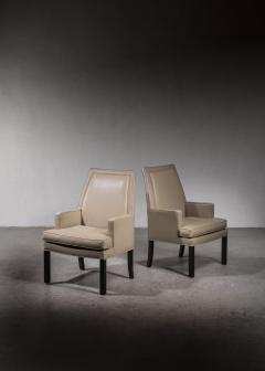 Roger Sprunger Pair of Roger Sprunger chairs for Dunbar - 3093514