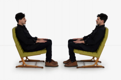 Roger Sprunger Roger Lee Sprunger for Dunbar Pair of Cantilever Lounge Chairs - 2784985