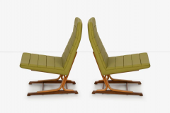 Roger Sprunger Roger Lee Sprunger for Dunbar Pair of Cantilever Lounge Chairs - 2785038