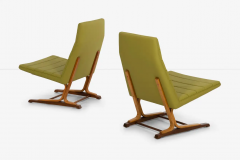 Roger Sprunger Roger Lee Sprunger for Dunbar Pair of Cantilever Lounge Chairs - 2785049