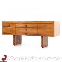 Roger Sprunger Roger Sprunger Style Mid Century Danish Rosewood and Chrome Credenza - 3358903