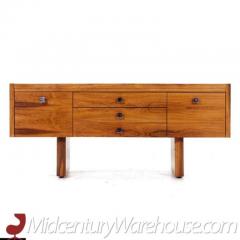 Roger Sprunger Roger Sprunger Style Mid Century Danish Rosewood and Chrome Credenza - 3358906