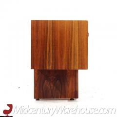 Roger Sprunger Roger Sprunger Style Mid Century Danish Rosewood and Chrome Credenza - 3358970