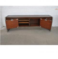 Roger Sprunger Roger Sprunger for Dunbar 6 5 ft Rosewood Chrome Credenza - 2752787