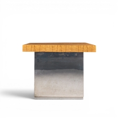 Roger Sprunger Roger Sprunger for Dunbar Burlwood Chrome Expanding Dining Table with 2 Leaves - 4704316