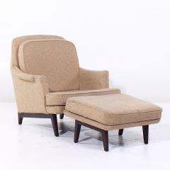 Roger Sprunger Roger Sprunger for Dunbar Mid Century Lounge Chair and Ottoman - 3905011