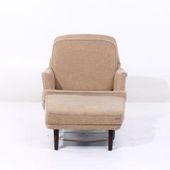 Roger Sprunger Roger Sprunger for Dunbar Mid Century Lounge Chair and Ottoman - 3905012