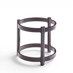 Roger Sprunger Roger Sprunger for Dunbar Mid Century Mahogany and Glass Top Side Table - 4710595