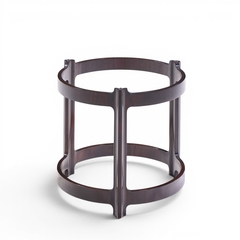 Roger Sprunger Roger Sprunger for Dunbar Mid Century Mahogany and Glass Top Side Table - 4710596