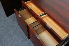 Roger Sprunger Roger Sprunger for Dunbar Rosewood and Chrome Credenza - 2217229