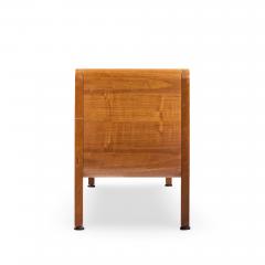 Roger Sprunger Roger Sprunger for Dunbar Style Mid Century Walnut Waterfall Credenza - 4498153