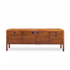 Roger Sprunger Roger Sprunger for Dunbar Style Mid Century Walnut Waterfall Credenza - 4498155