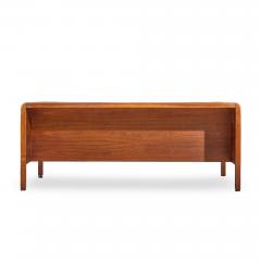Roger Sprunger Roger Sprunger for Dunbar Style Mid Century Walnut Waterfall Executive Desk - 4498124