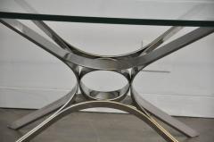 Roger Sprunger Sculptural Chrome Coffee Table by Roger Sprunger for Dunbar - 453838