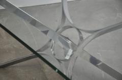 Roger Sprunger Sculptural Chrome Coffee Table by Roger Sprunger for Dunbar - 453840