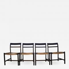 Roger Sprunger Set of Four Ash Side Chairs Model 6738 by Roger Sprunger for Dunbar - 2215366