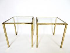 Roger Thibier Roger Thibier French Gilded Iron Signed Side Tables - 893203