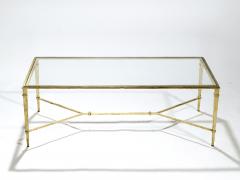 Roger Thibier Roger Thibier gilt wrought iron coffee table 1960 s - 983780