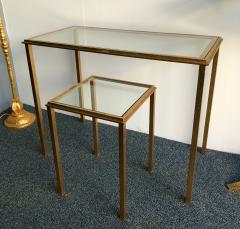 Roger Thibier Set of 4 Side Tables by Robert and Roger Thibier France 1960s - 537265