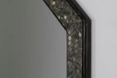 Roger Vanhevel Octagonal Mirror in Celluloid Mosaic - 3386760