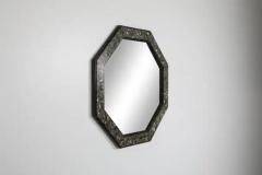 Roger Vanhevel Octagonal Mirror in Celluloid Mosaic - 3386766