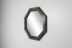 Roger Vanhevel Octagonal Mirror in Celluloid Mosaic - 3386772