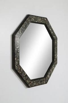 Roger Vanhevel Octagonal Mirror in Celluloid Mosaic - 3386850