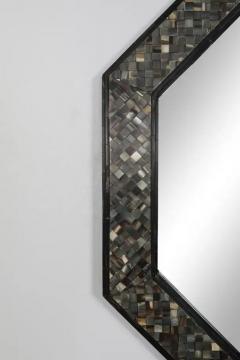 Roger Vanhevel Octagonal Mirror in Celluloid Mosaic - 3386863