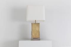 Roger Vanhevel Roger Vanhevel Brass Etched Impressive Table Lamp 1970s - 939634