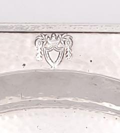 Rogers Brothers Octagonal Hammered Silver Plate Bar Tray U S A 1920 - 3147258