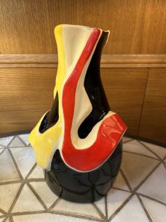 Roland Brice Ceramic Pitcher by Roland Brice Biot France Circa 1960s - 4793560