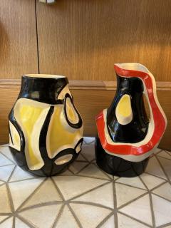Roland Brice Ceramic Pitcher by Roland Brice Biot France Circa 1960s - 4793564