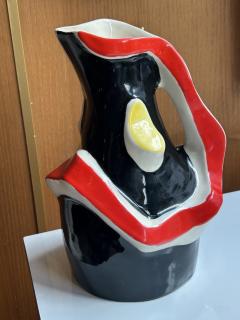 Roland Brice Ceramic Pitcher by Roland Brice Biot France Circa 1960s - 4793565