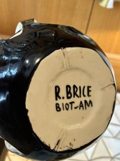 Roland Brice Ceramic Vase by Roland Brice Biot France Circa 1960s - 4703180