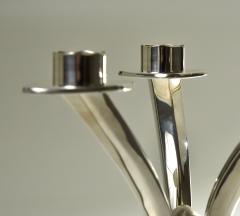 Roland Daraspe TREPIED CANDELABRE Silver Candlesticks - 943845