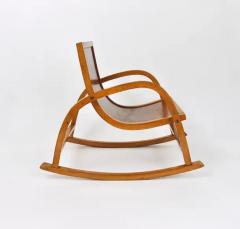 Roland Rainer Bauhaus Childrens Bentwood Rocking Chair Brockhage Andr Era Germany 1950s - 4057627