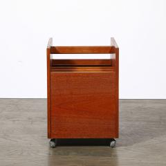 Rolf Hesland Mid Century Magazine Rack in Book Matched Rosewood by Rolf Hesland for Bruskbo - 3553726