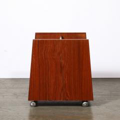 Rolf Hesland Mid Century Magazine Rack in Book Matched Rosewood by Rolf Hesland for Bruskbo - 3553731