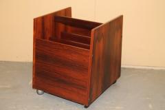 Rolf Hesland Rosewood Magazine Rack LP Caddy by Rolf Hesland for Bruksbo - 1374942