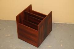 Rolf Hesland Rosewood Magazine Rack LP Caddy by Rolf Hesland for Bruksbo - 1374945