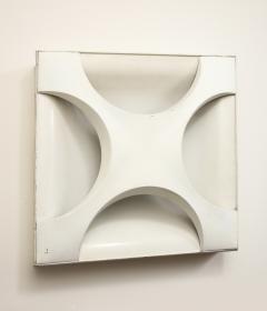 Rolf Kr ger Lacquered Steel Lacquered Steel Flush Mount by Rolf Kr ger Germany c 1960s - 4102470