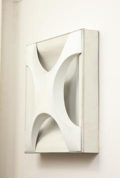 Rolf Kr ger Lacquered Steel Lacquered Steel Flush Mount by Rolf Kr ger Germany c 1960s - 4102472