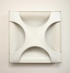 Rolf Kr ger Lacquered Steel Lacquered Steel Flush Mount by Rolf Kr ger Germany c 1960s - 4102481