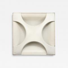 Rolf Kr ger Lacquered Steel Lacquered Steel Flush Mount by Rolf Kr ger Germany c 1960s - 4102826