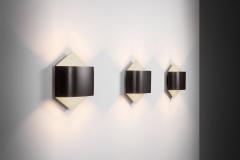 Rolf Kr ger Set of 3 Model 2010 Wall Lights by Rolf Kruger and Dieter Witte Germany 1960s - 4691884