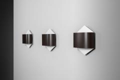 Rolf Kr ger Set of 3 Model 2010 Wall Lights by Rolf Kruger and Dieter Witte Germany 1960s - 4691972