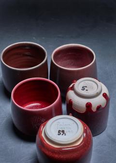 Rolf Palm Rolf Palm set of five ceramic vases Sweden 1990s - 958705